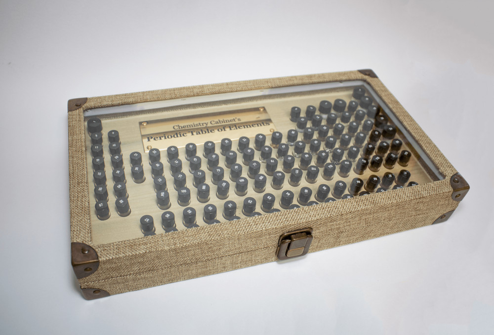 Periodic Table Of Elements with Real Elements! Interactive Chemistry Set