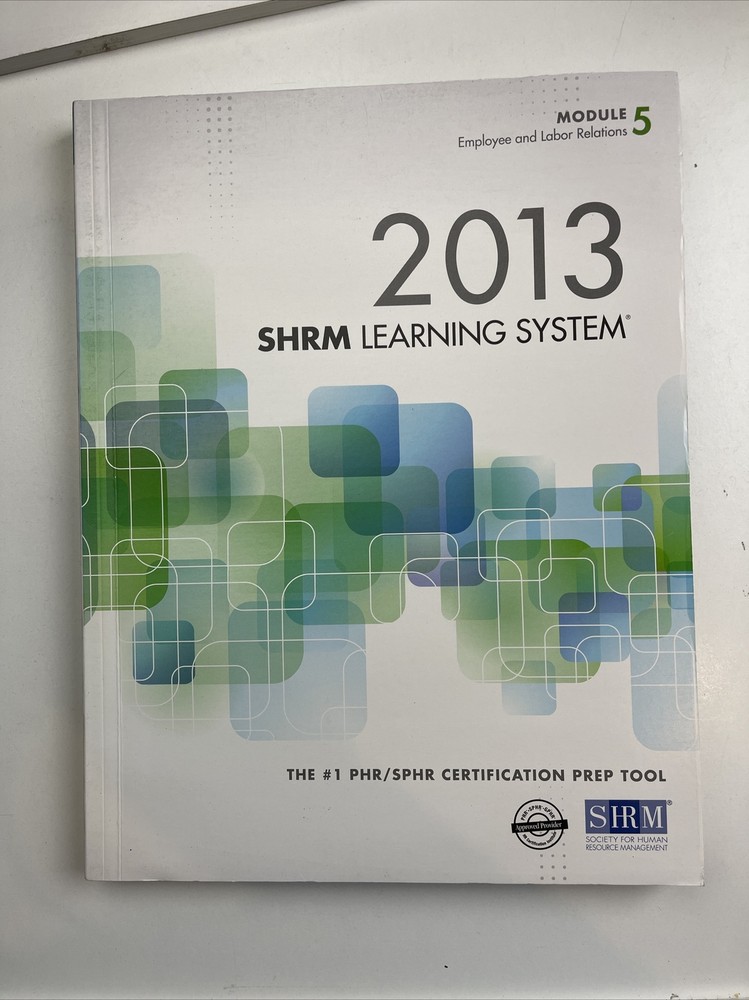 SHRM Learning System books 2013