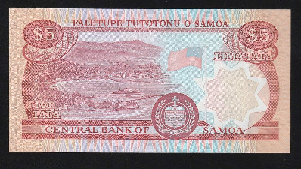 Western Samoa, 5 Tala, ND (2002), P-33b, Uncirculated Banknote