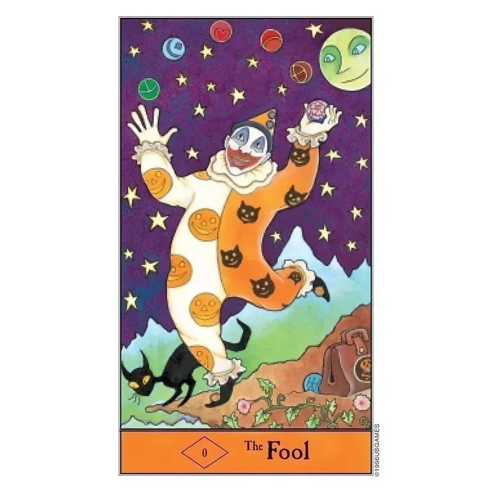 Halloween Tarot in a Tin – 78-Card Pocket Tarot Deck
