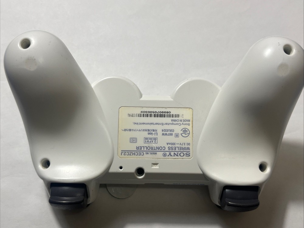 Sony PS3 DualShock 3 Wireless Controller – White OEM Original Tested