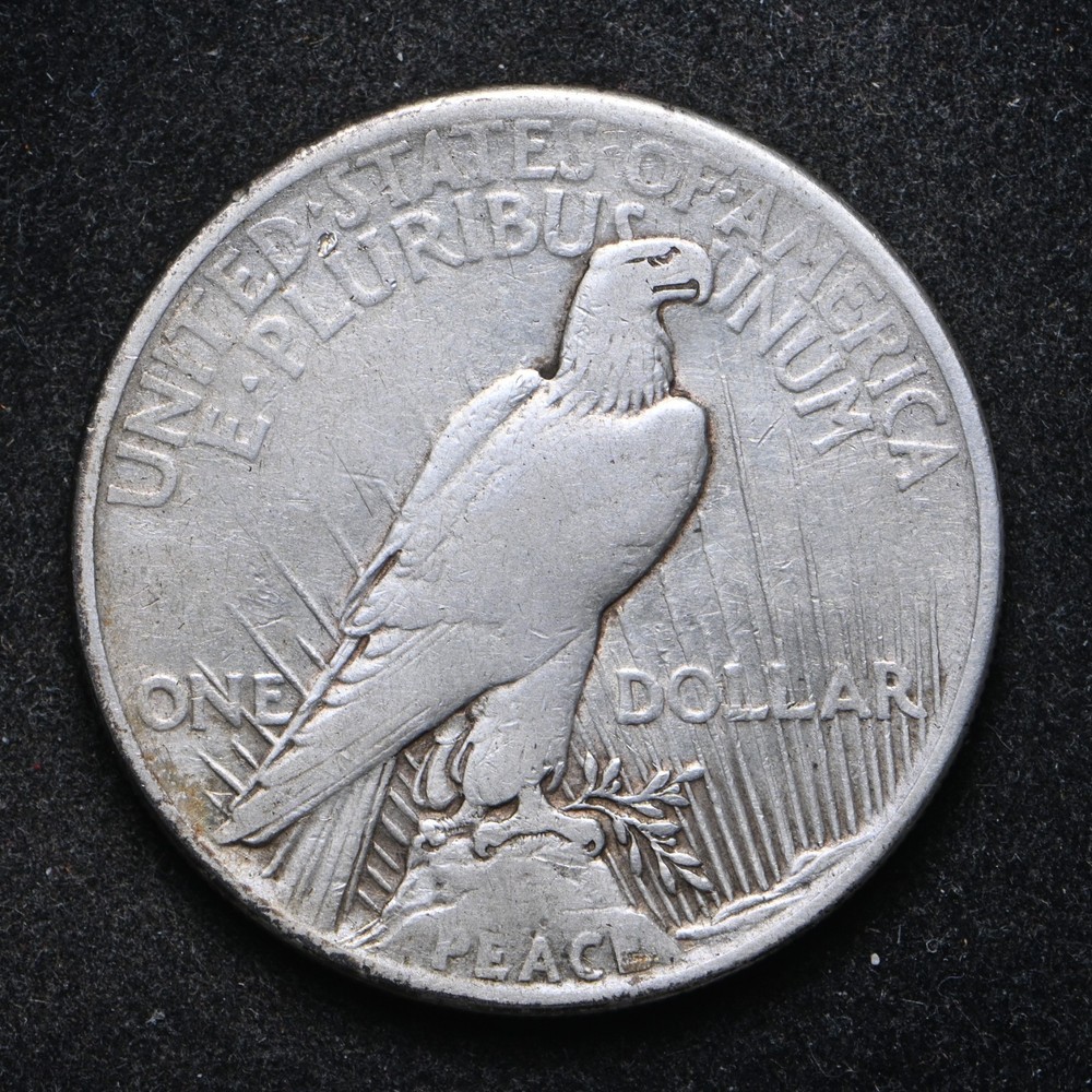 1921 Peace Silver Dollar (cn15958)