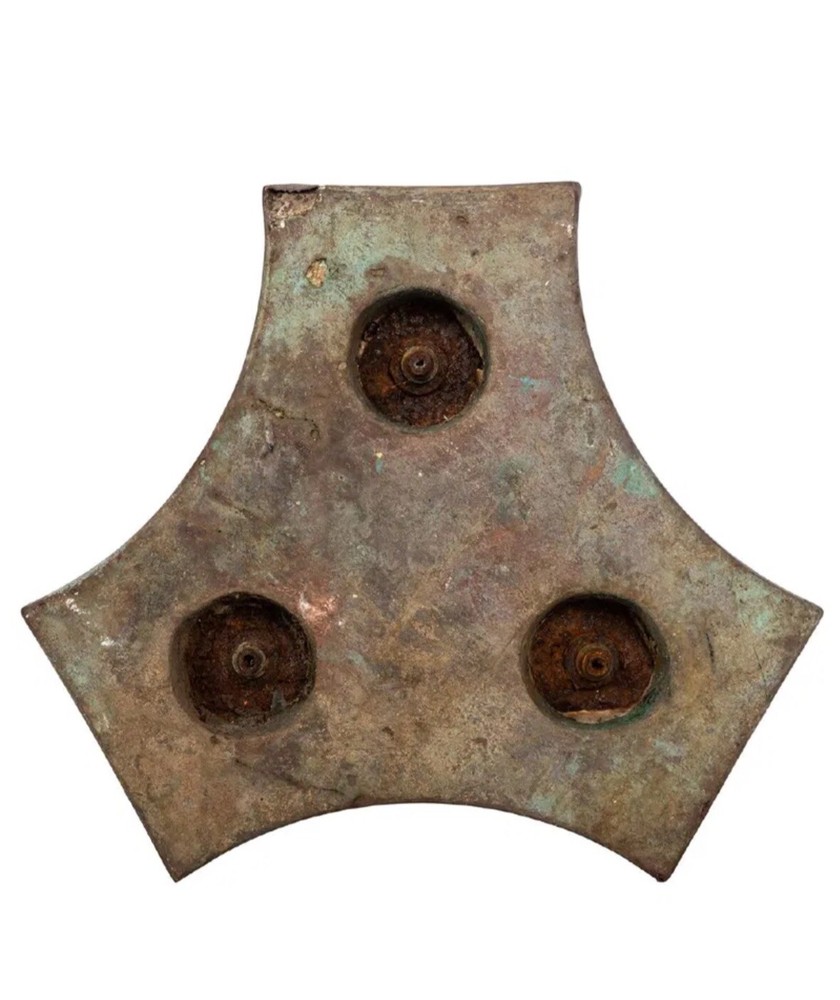 Figural Metal Table Base Depicting Cherubs Neoclassical