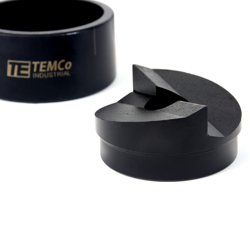 TEMCo TH0390 Manual knockout Punch Kit ½” to 2” Electrical Conduit Hole sizes