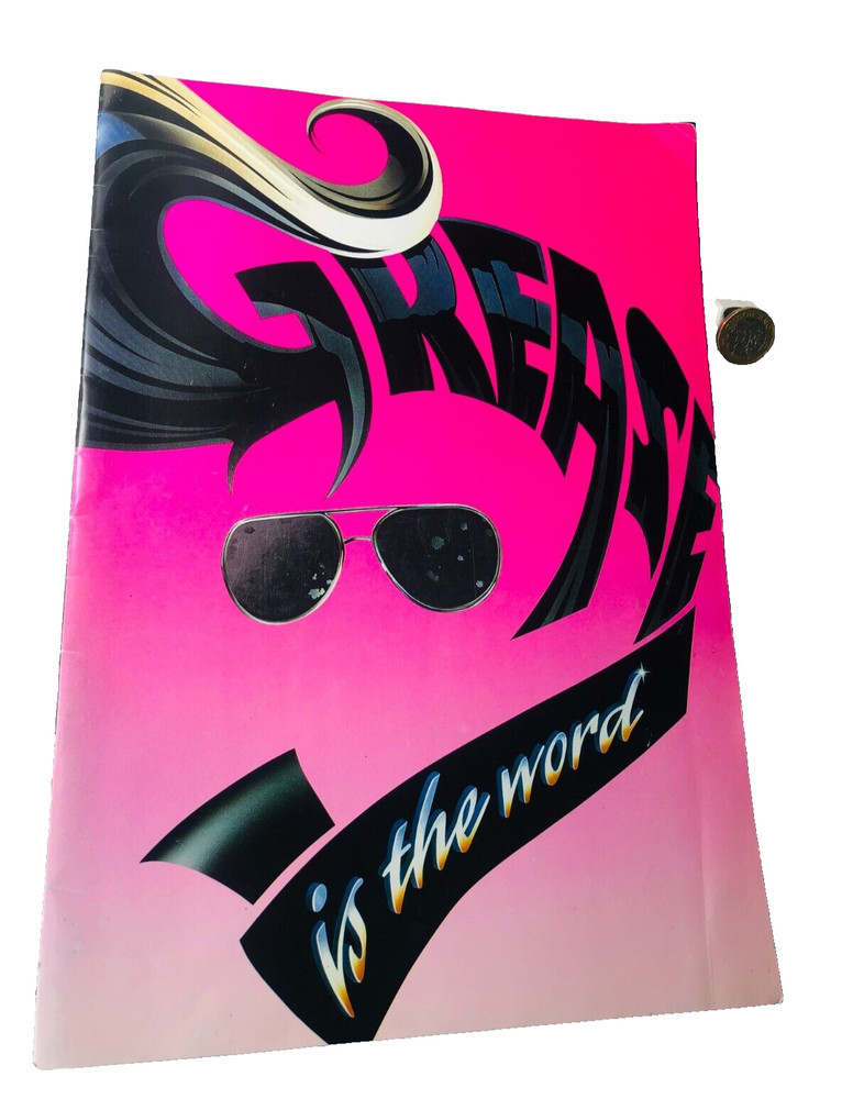 Theatre Programme Grease is the Word Vintage ra