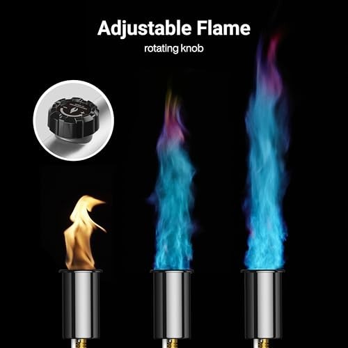 High-Performance Propane Torch with One-Touch Fire, Safety Lock, BBQ & Cooking T