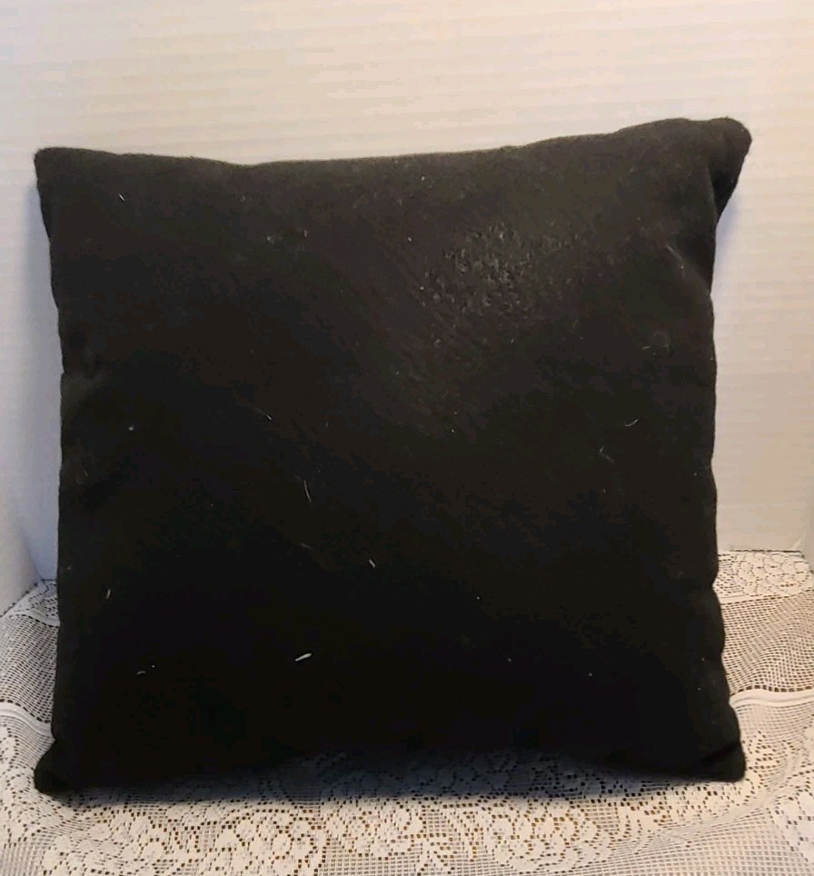 Picking Poppies Sheep Applique' Pattern Throw Pillow