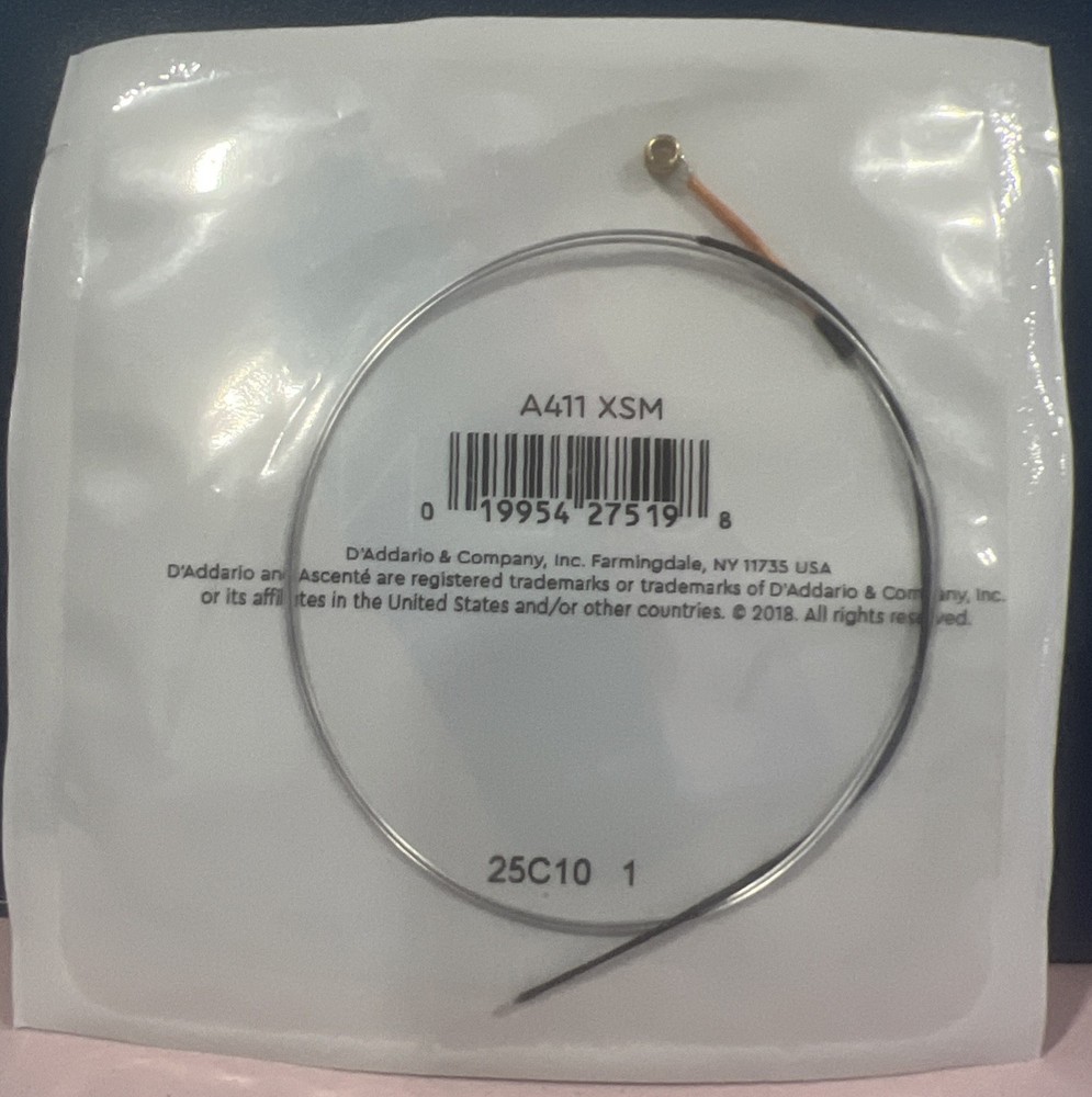 D'Addario Ascenté Viola A String, Extra-Short Scale, Medium Tension