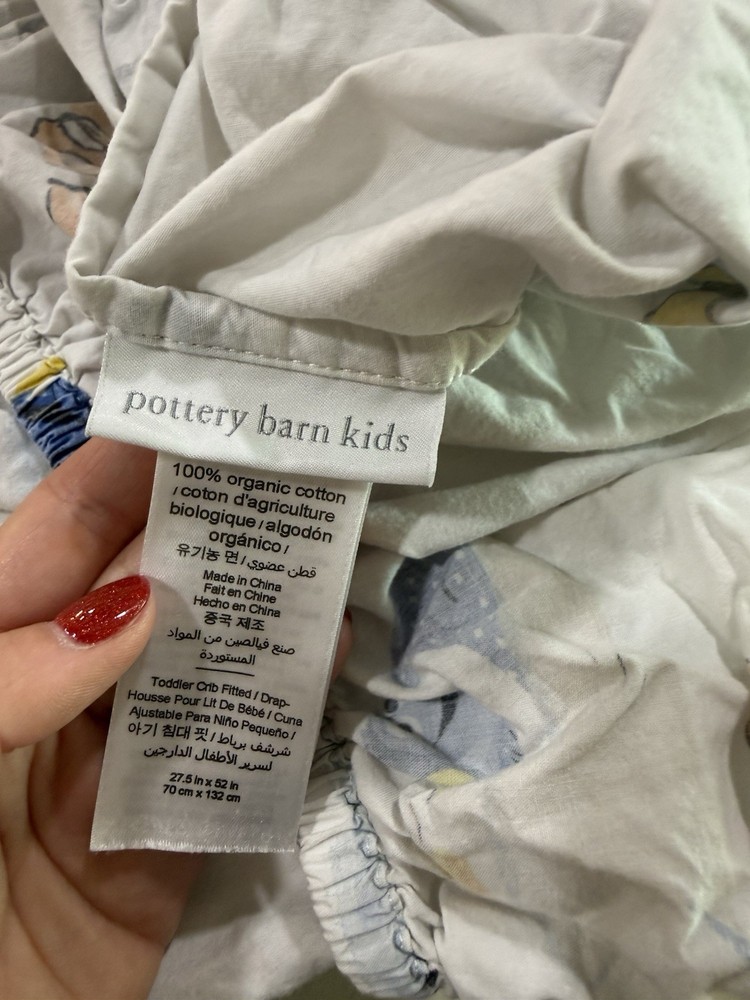 TWO Pottery Barn Toddler Finding Nemo Sheet Sets