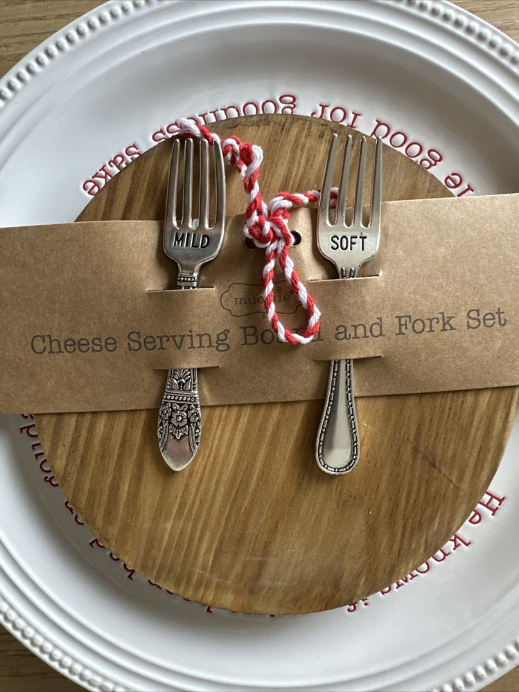 Mudpie CIRCA CHEESE PLATE AND BOARD SET Holiday
