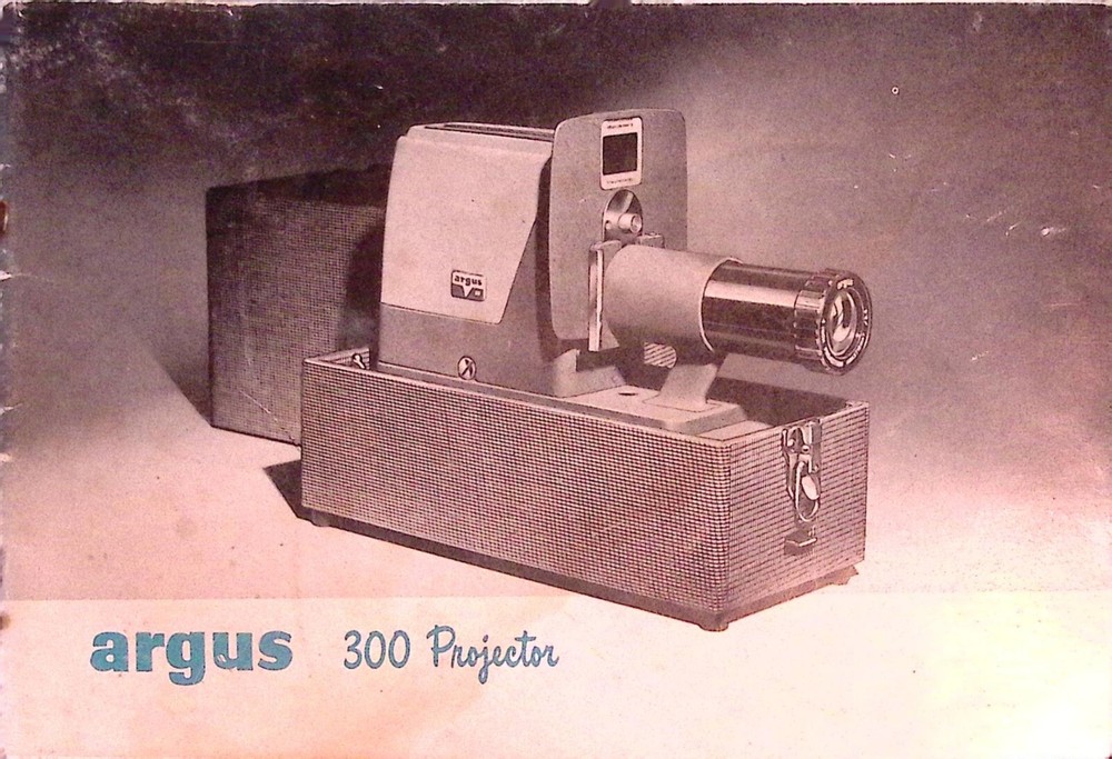 Argus 300 Projector Manual Vintage