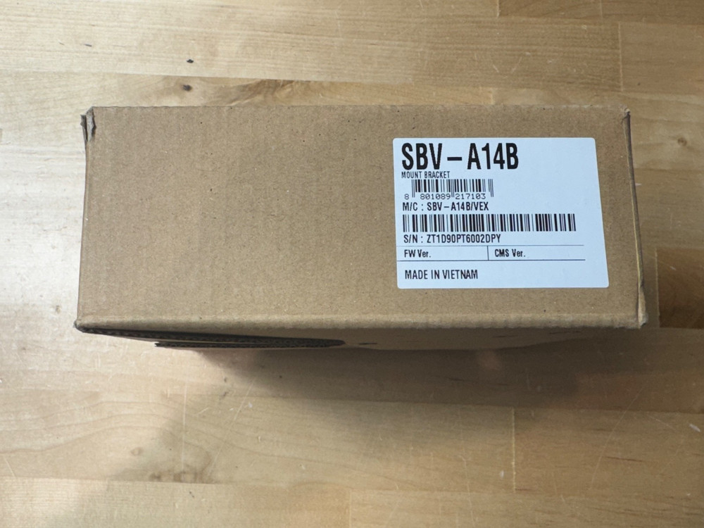 Hanwha Vision SBV-A14B Back Box (White) Mount Bracket