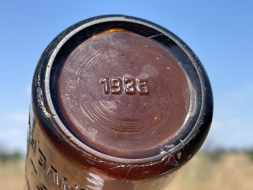 Vintage beer bottle G.KROLL 1935 's