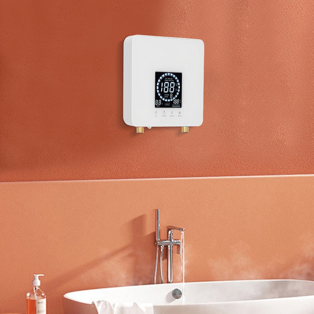 Instant Electric Water Heater With LED Display – Fast Heating, Compact Design