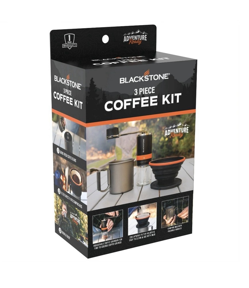 🔥NEW🔥 Blackstone Adventure Ready 3 Piece Coffee Kit