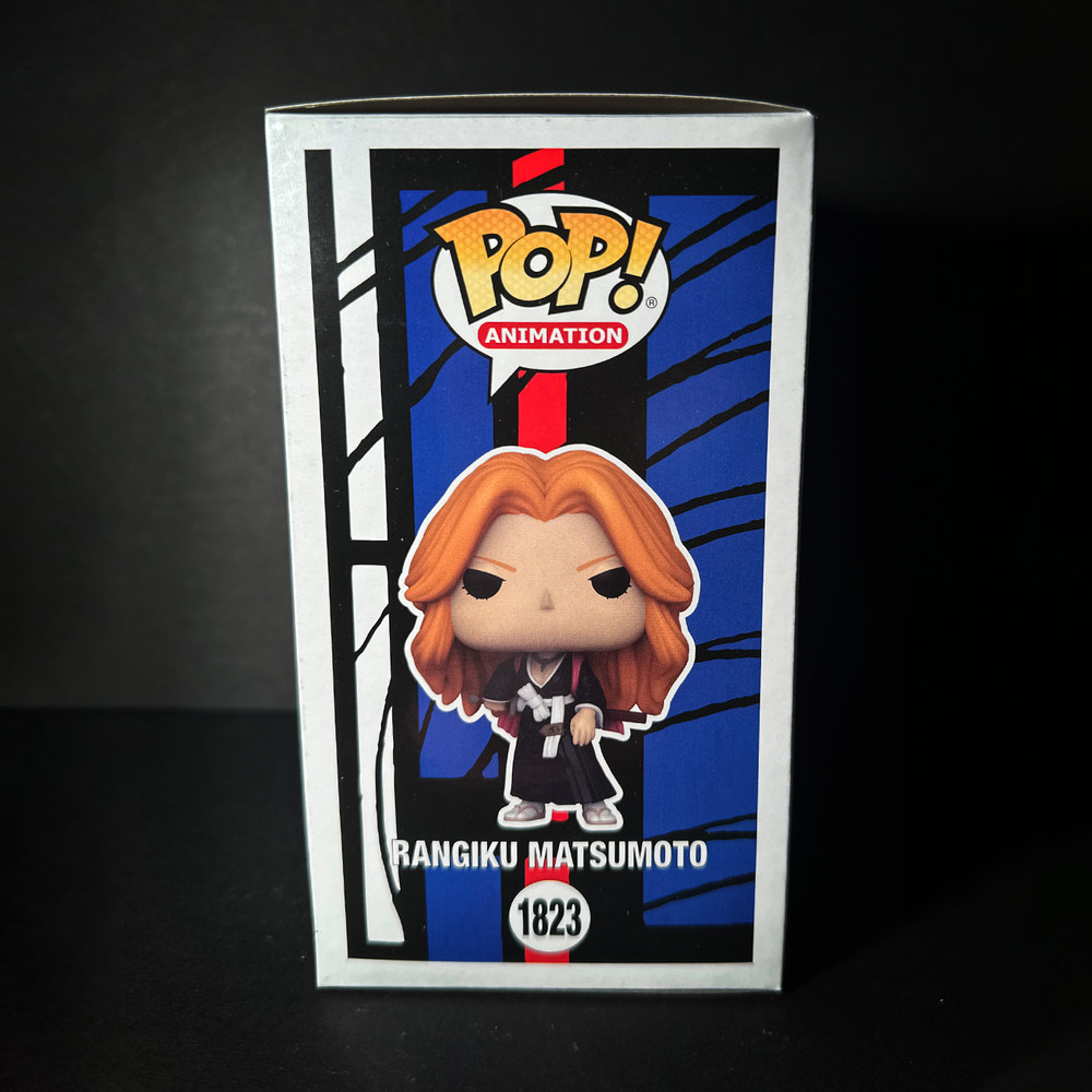 Funko Pop! Bleach - Rangiku #1823 Signed - Custom Box Art [GITD] + Soft Protect