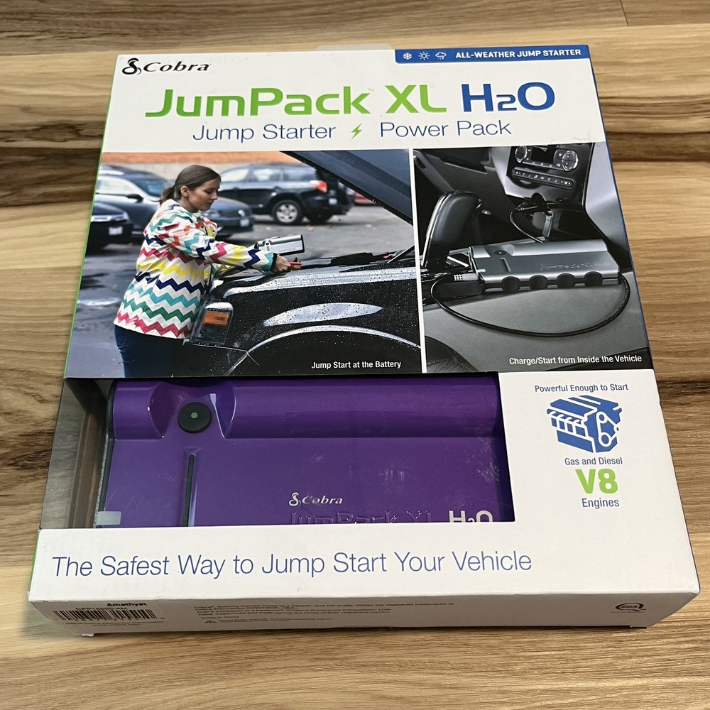 COBRA JUMPACK JUMP STARTER & POWER PACK MODEL CPP7500 - PURPLE