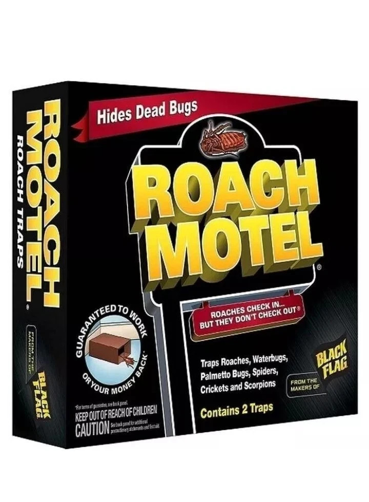 (Pack with 12) Black Flag **** Roach Motel Insect Trap