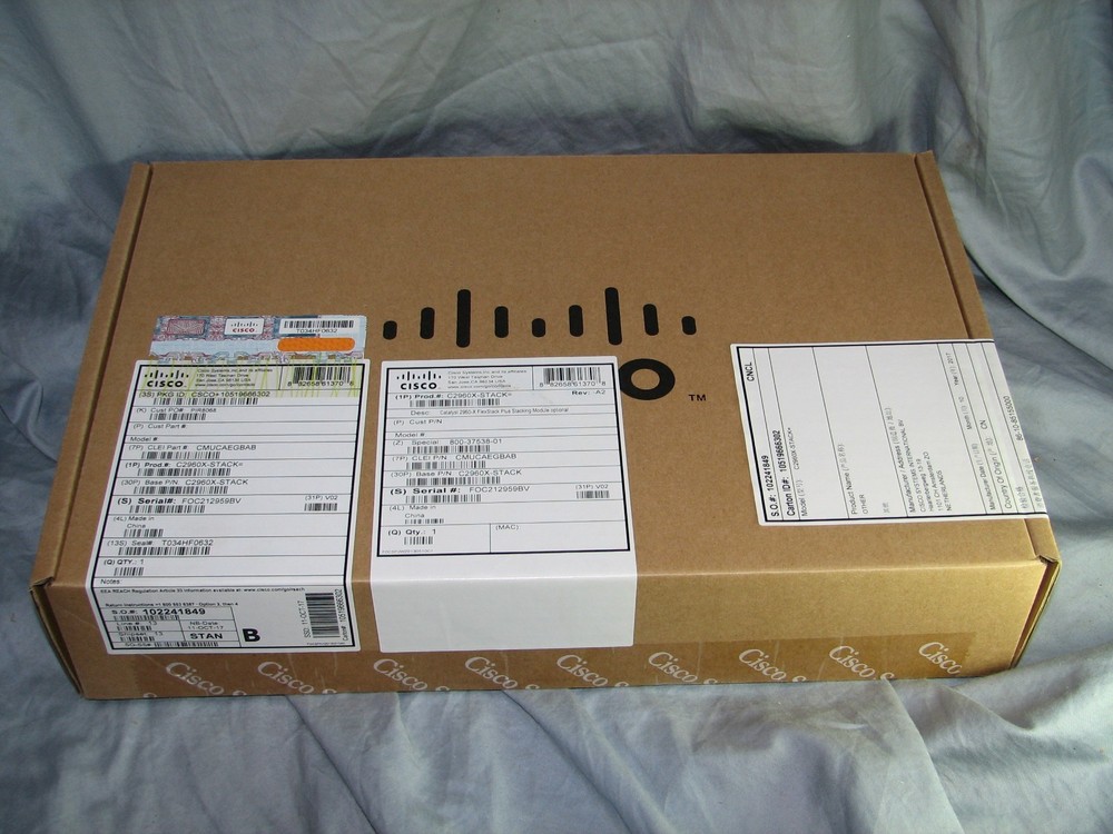 Cisco Genuine 2960-X FlexStack-Plus Module C2960X-STACK NEW Sealed