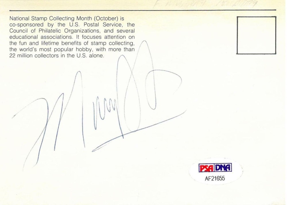 F. Murray Abraham Signed Authentic Autographed 5x4 Postcard BECKETT #V23036