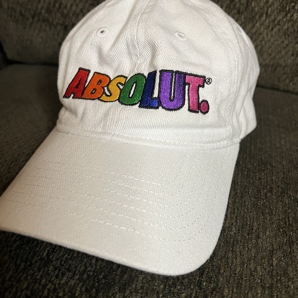 Absolut Vodka Rainbow Embroidered Pride Hat