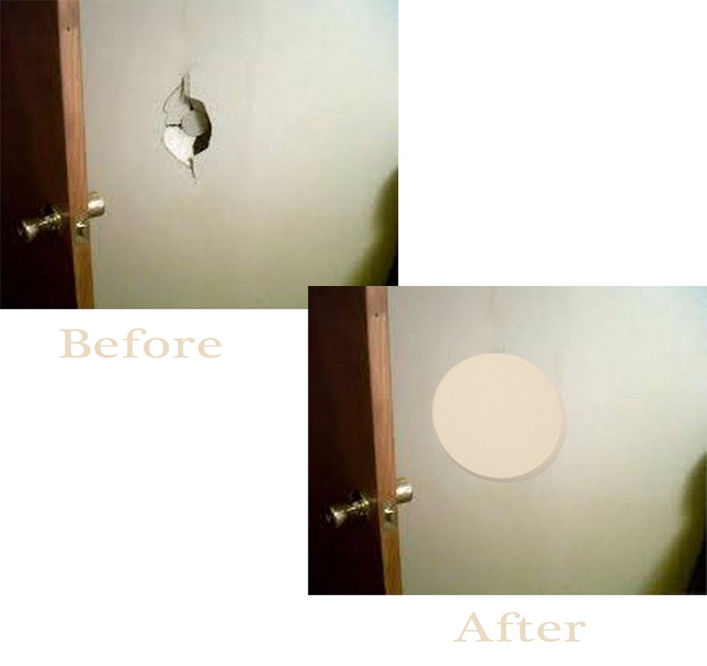 Door Knob Handle Stop Wall Shield Bumper Self Adhesive Drywall Protector Guard