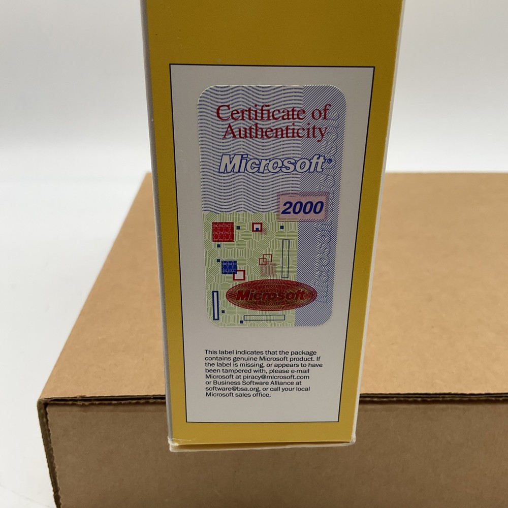 Microsoft Greetings v. 2001 Software, 2 Disc Set In Big Box