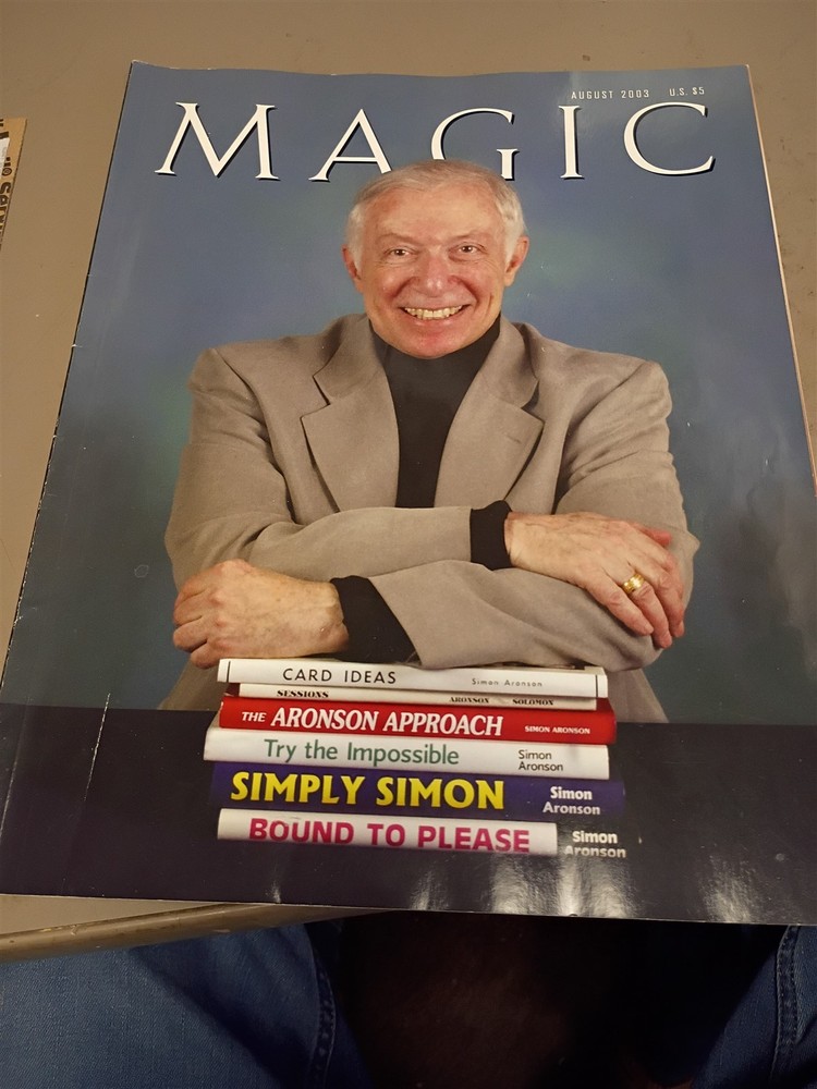 Simon Aronson Magic Magazine Issue 2003 #2