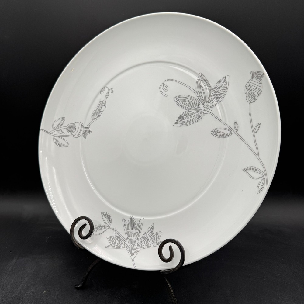 Crate and Barrel Platter Chop Plate Kemi Pattern 15"