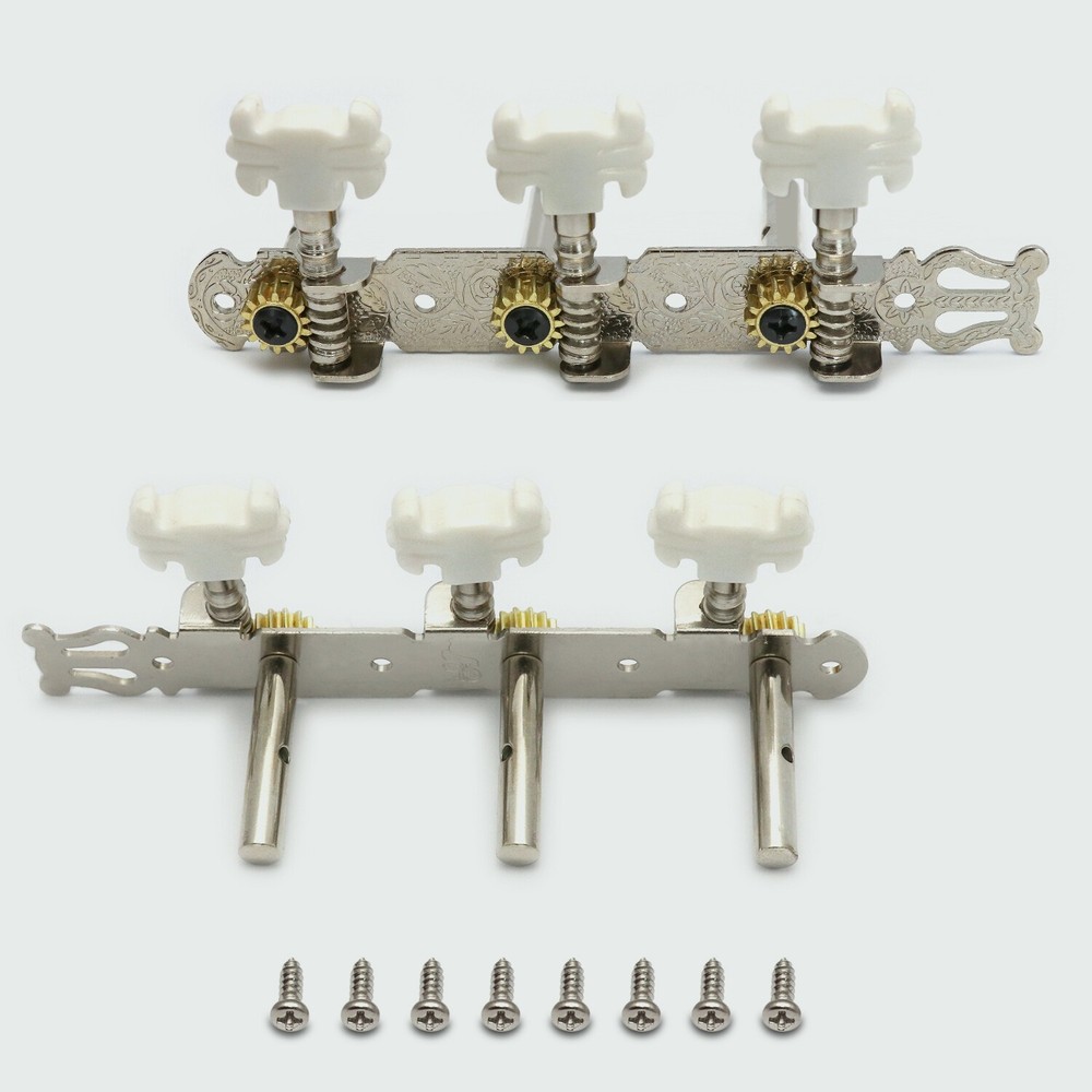 Classical Guitar String Tuning Peg Tuner Acrylic Machine Heads Key Head Chrome