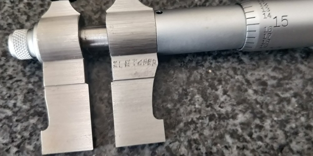 Starrett 700B Inside Micrometer Caliper 1-2" Range