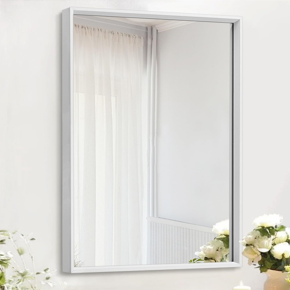 Mirrors for Wall Rectangular Metal Frame Mirror for Farmhouse Bathroom Bedroo...