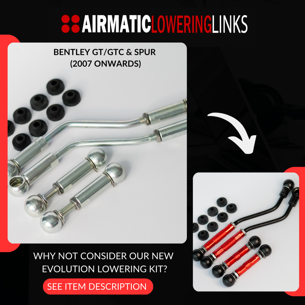 🏅BENTLEY GT LOWERING LINKS - GEN 1/2 (PREMIUM FULLY ADJUSTABLE LINKS) MODULE