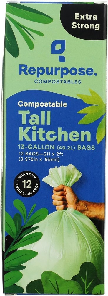 REPOSE postable Tall Kitchen Bags, 12 CT