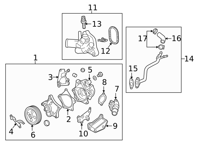 Genuine GM Coolant Temp Sensor 12641073