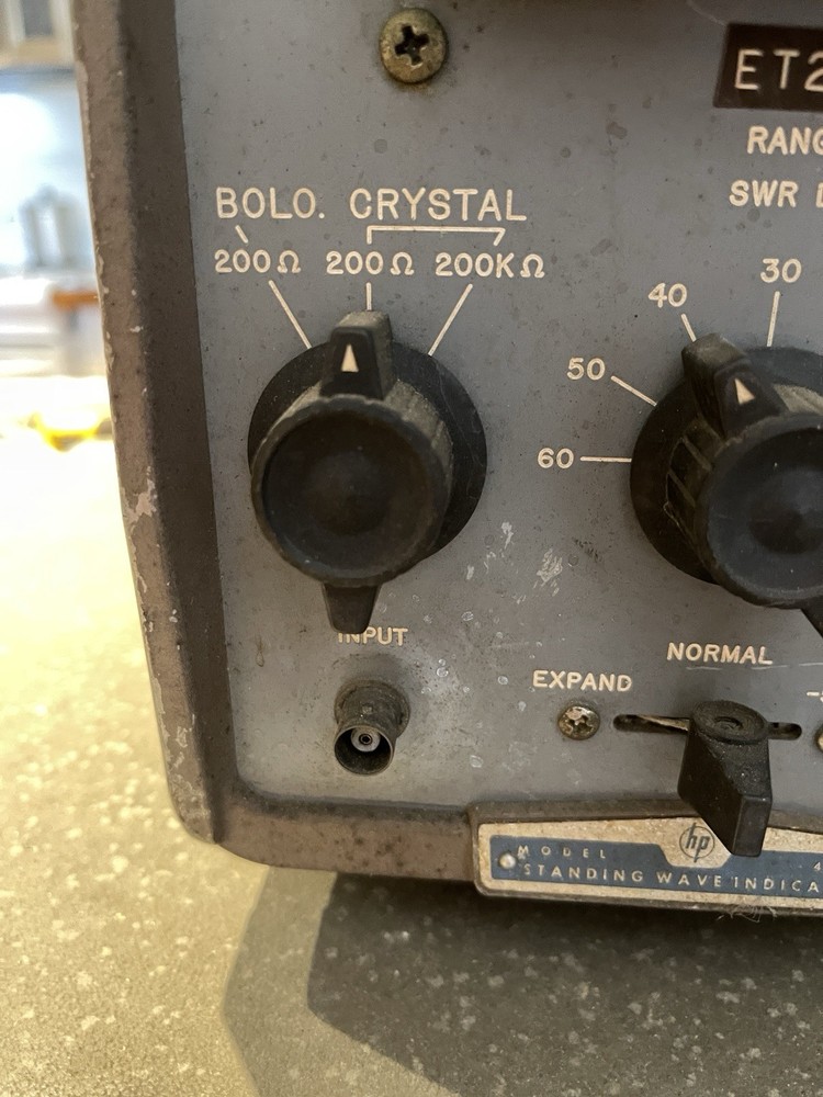 Vintage Hewlett Packard HP 415B Standing Wave Indicator UNTESTED