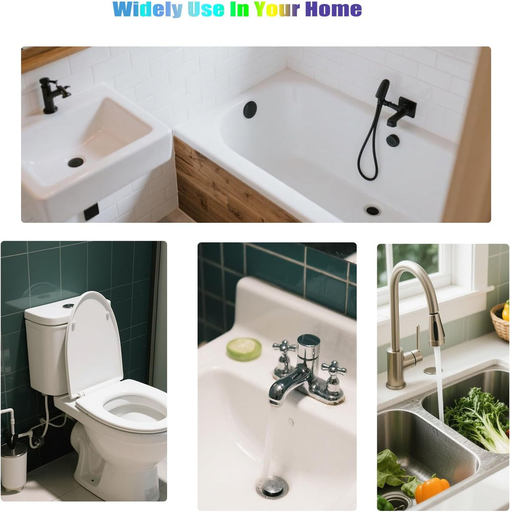 2-Pack Drain Snake & Clog Remover Tool (35'' & 79'') - Gutter Cleaning Tools Fle