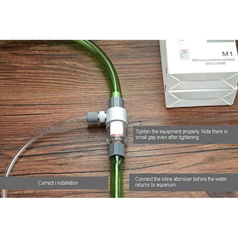 Inline CO2 Atomizer Diffuser Aquarium Planted Tanks M1 (12/16MM)