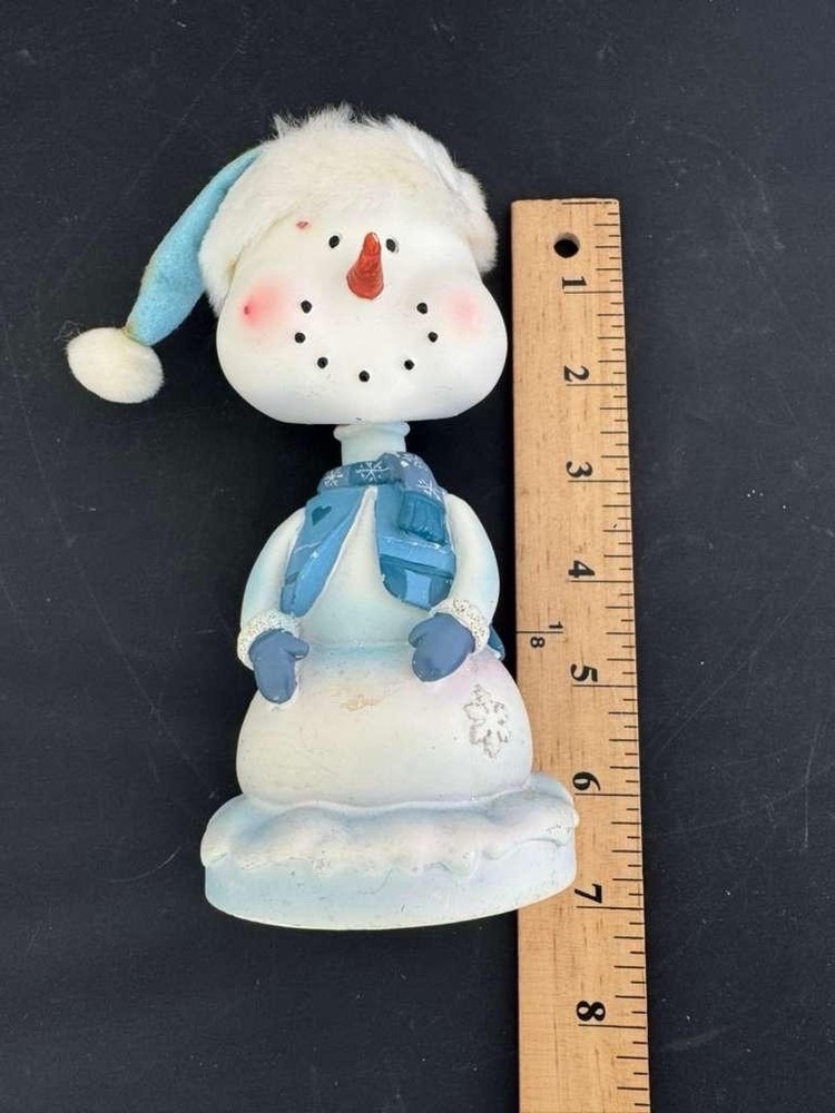 Vintage Snowman Bubble Head