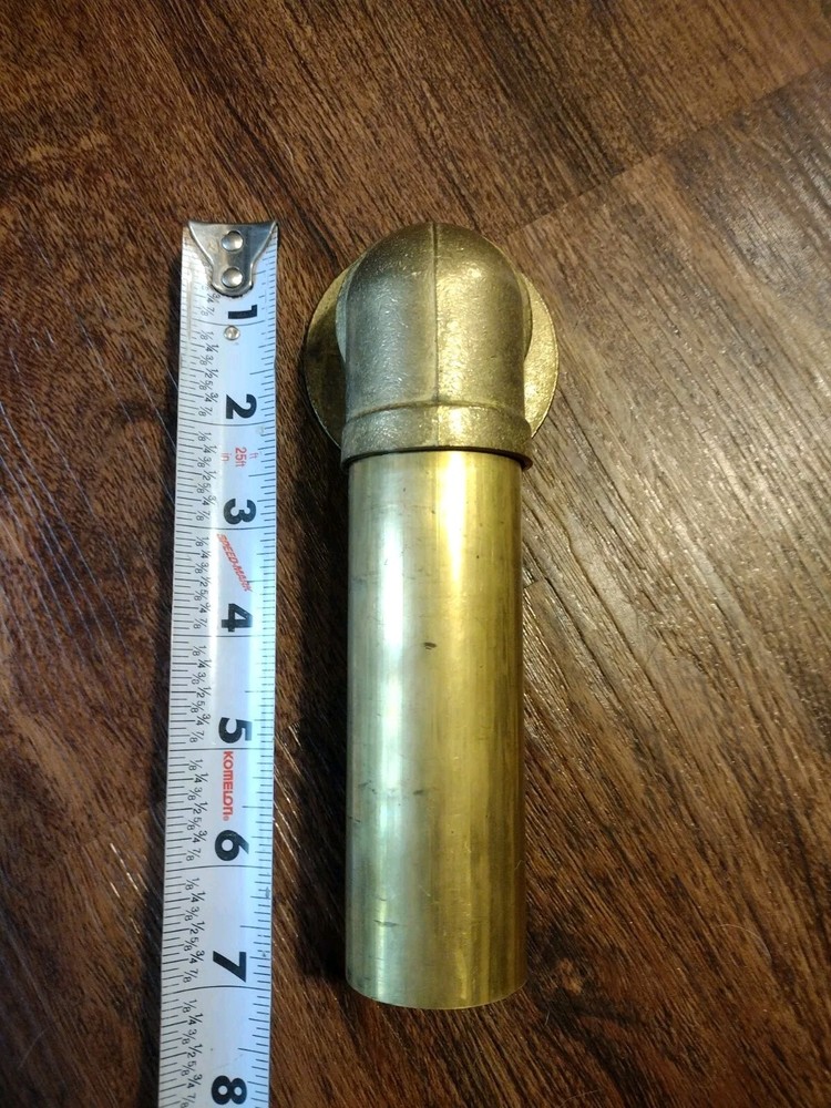 1.5" Brass Pipe Lot 4 Pieces