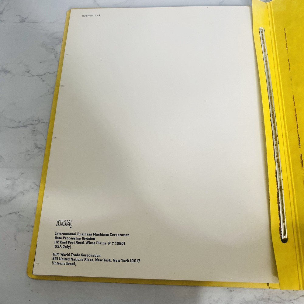 1966 IBM System 360 Reference Library Fortran IV Language Operating System Vtg