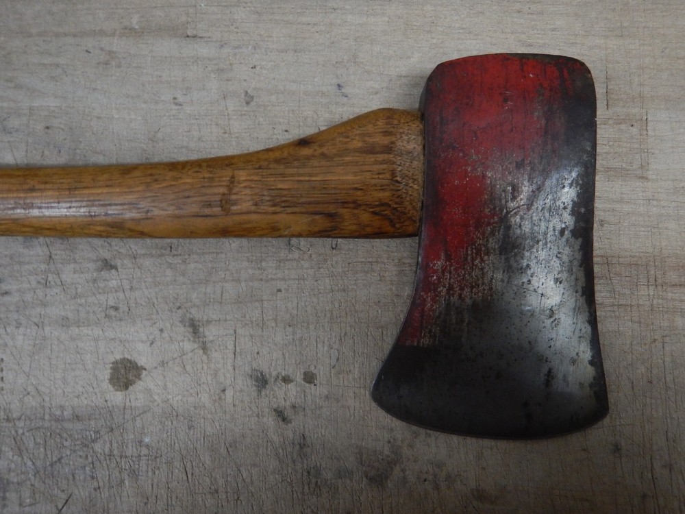 Vintage True Temper Woodslasher single bit axe with Original Handle