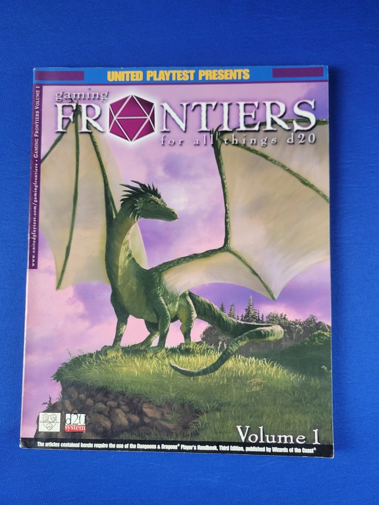 Gaming Frontiers for All Things d20 Volume 1