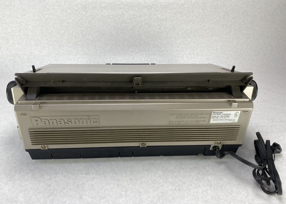 DEFECTIVE Panasonic KXE7000 Electric Typewriter G3D