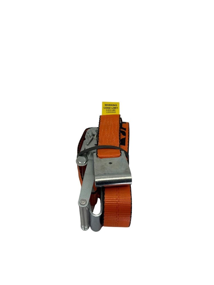2”X27’ Heavy Duty Ratchet Strap with Flat Hook 4 Pack