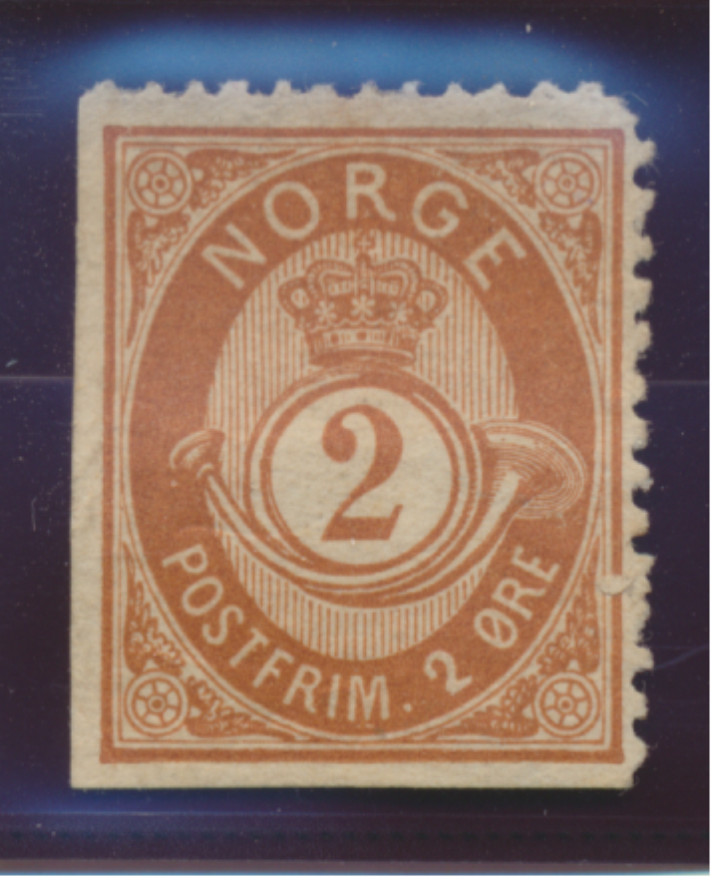 Norway Stamp Scott #37, Used