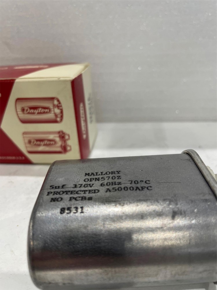 Mallory, OPN57OZ, Capacitor, used