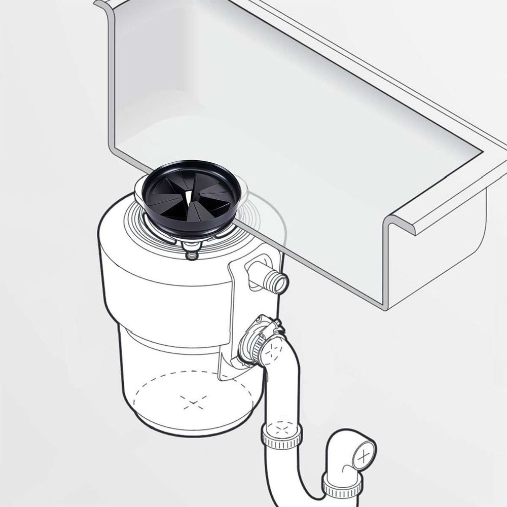 Sink Baffle QCB-AM, Replace for Evolution Series Garbage Disposal Splash Guards