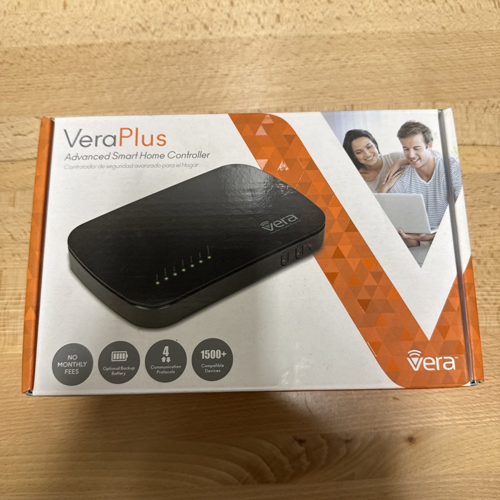 Vera Plus US Advanced Smart Home Controller, Z-Wave, Bluetooth Zigbee WiFi
