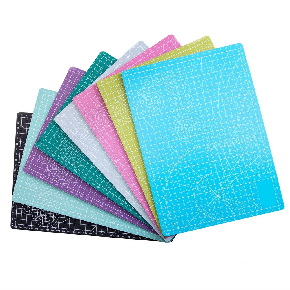 PVC Cutting Mat A4 Single Self-Healing Pad Patchwork Tool Handmade 30x22cm